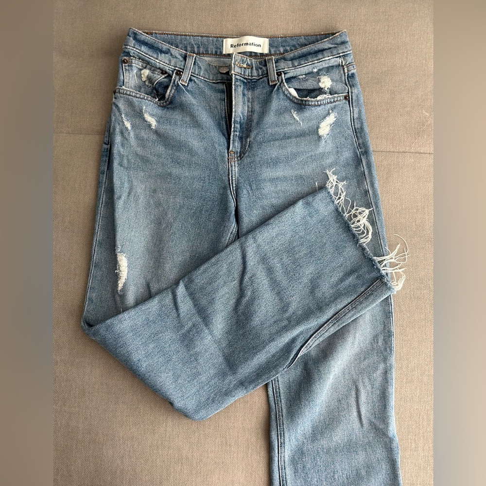 Reformation flare jeans 25 like new